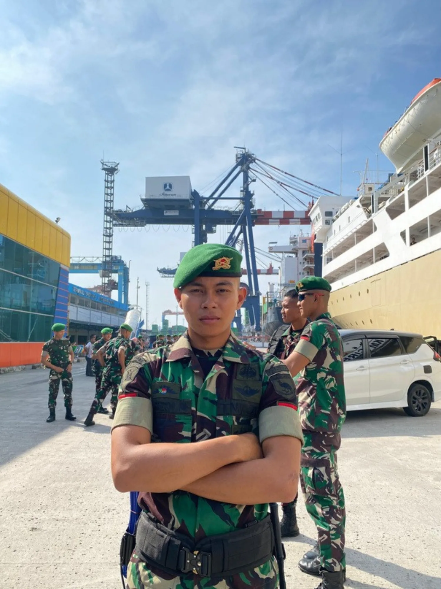 Alumni Sataretan mengenakan seragam TNI